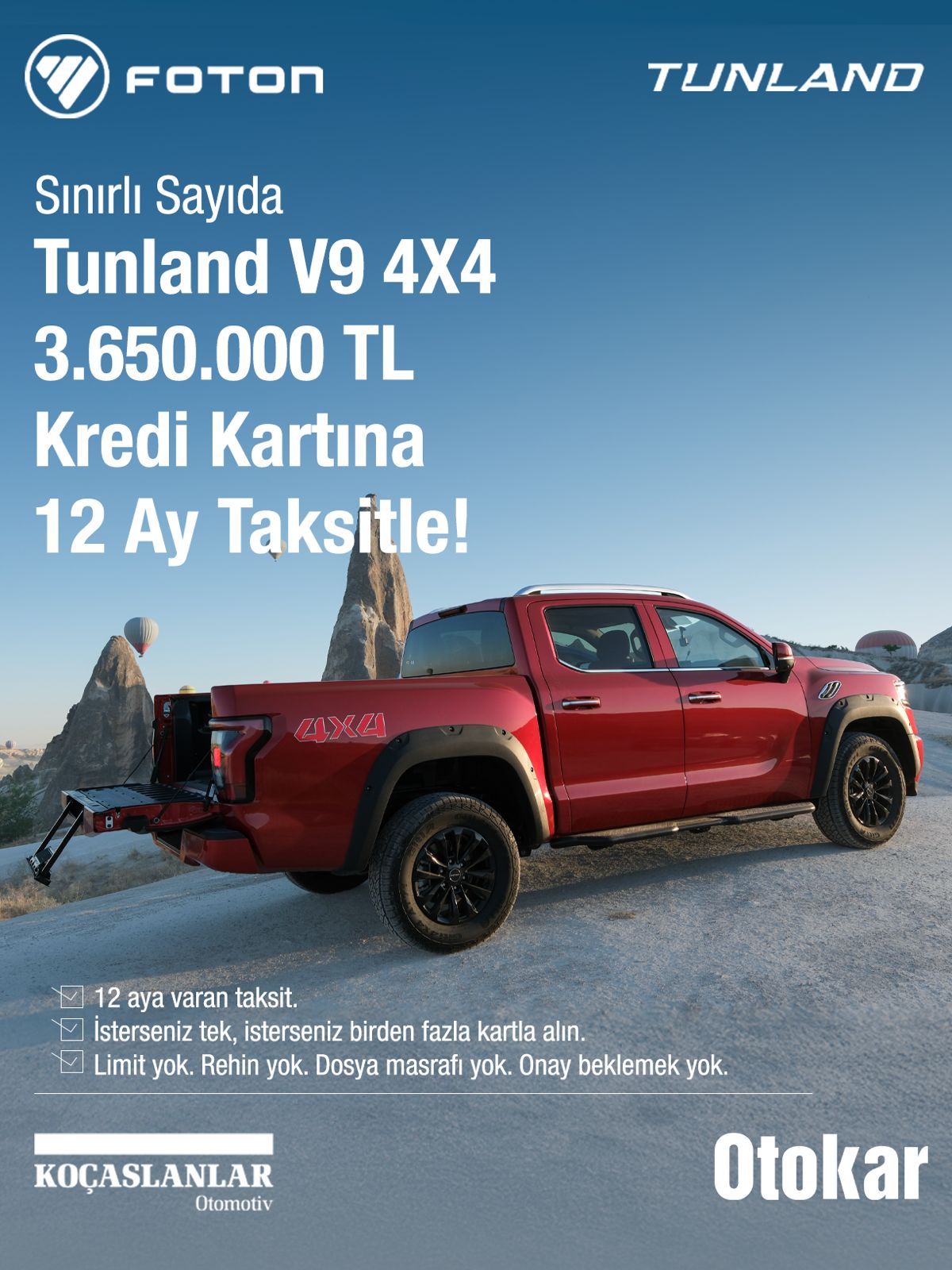 Güç, dayanıklılık ve avantajlı ödeme fırsatı bir arada!